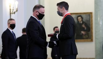 Prezydent Duda odznaczył Lewandowskiego