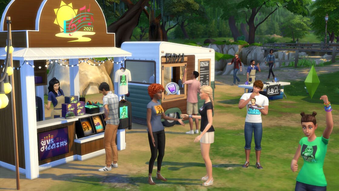 Festiwal muzyczny w The Sims 4. Wystąpią prawdziwy artyści. - The Sims 4 Sims Sessions