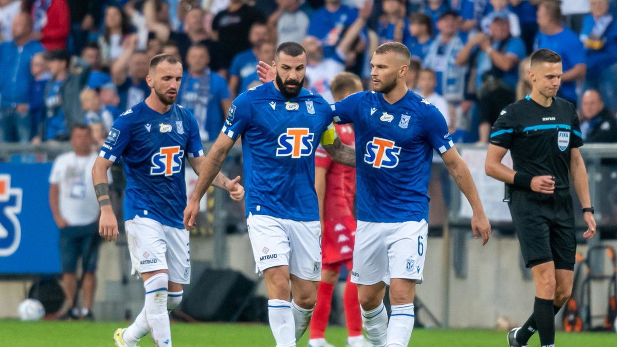 PAP / Jakub Kaczmarczyk / Na zdjęciu: zawodnicy Lecha Poznań