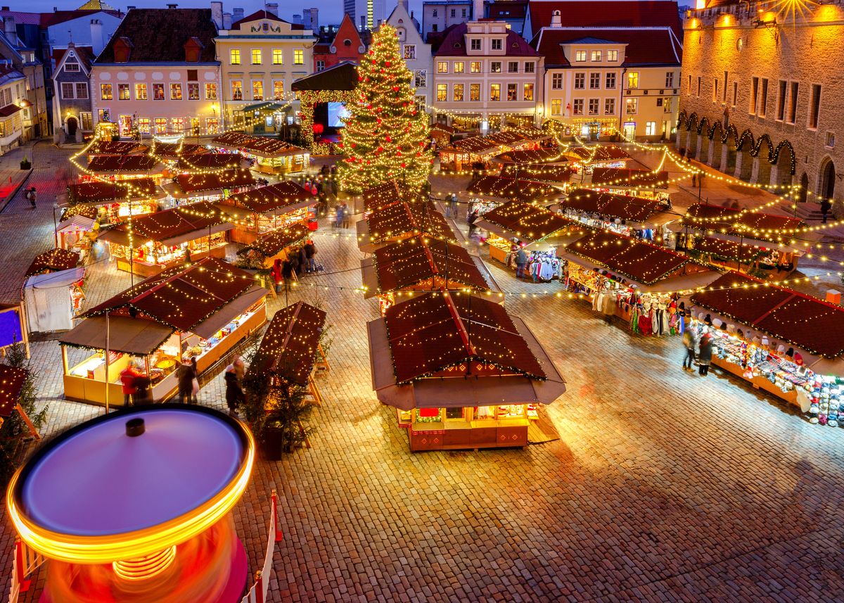 Jarmark bożonarodzeniowy w Tallinie