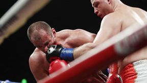 Adam Kownacki walczył mimo bólu. W pierwszej rundzie rywal złamał mu nos