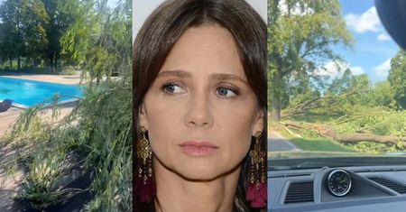 Kinga Rusin pokazała SKALĘ ZNISZCZEŃ po nawałnicy na Mazurach: "Przeszło tornado. Przerażające pół godziny" (ZDJĘCIA)