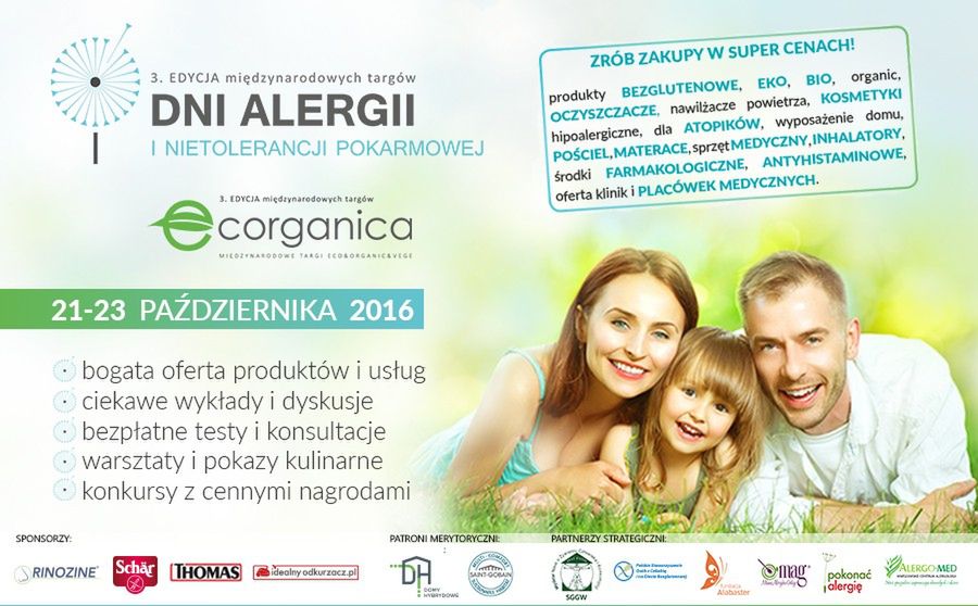PTAK WARSAW EXPO: 3. edycja dni alergii i nietolerancji pokarmowej