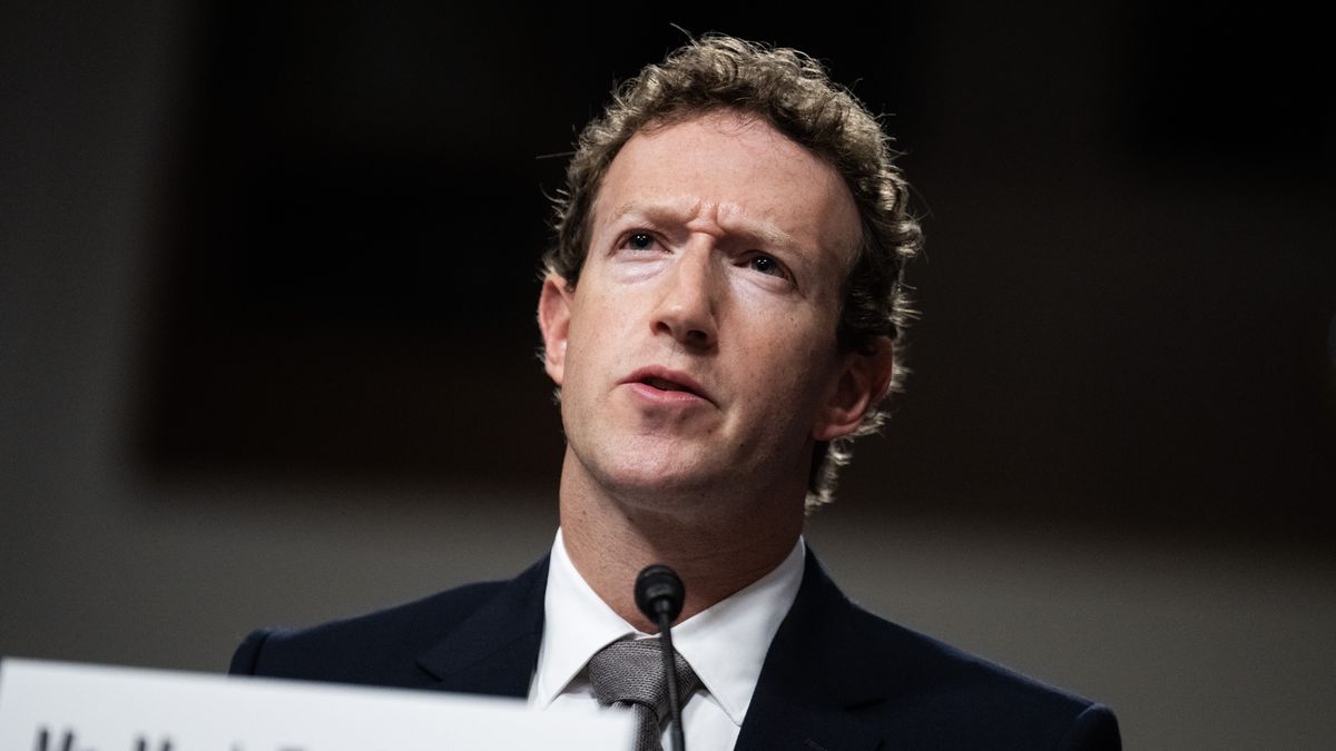 UNITED STATES - JANUARY 31: Mark Zuckerberg, CEO of Meta, testifies during the Senate Judiciary Committee hearing titled "Big Tech and the Online Child Sexual Exploitation Crisis," in Dirksen building on Wednesday, January 31, 2024. (Tom Williams/CQ-Roll Call, Inc via Getty Images)