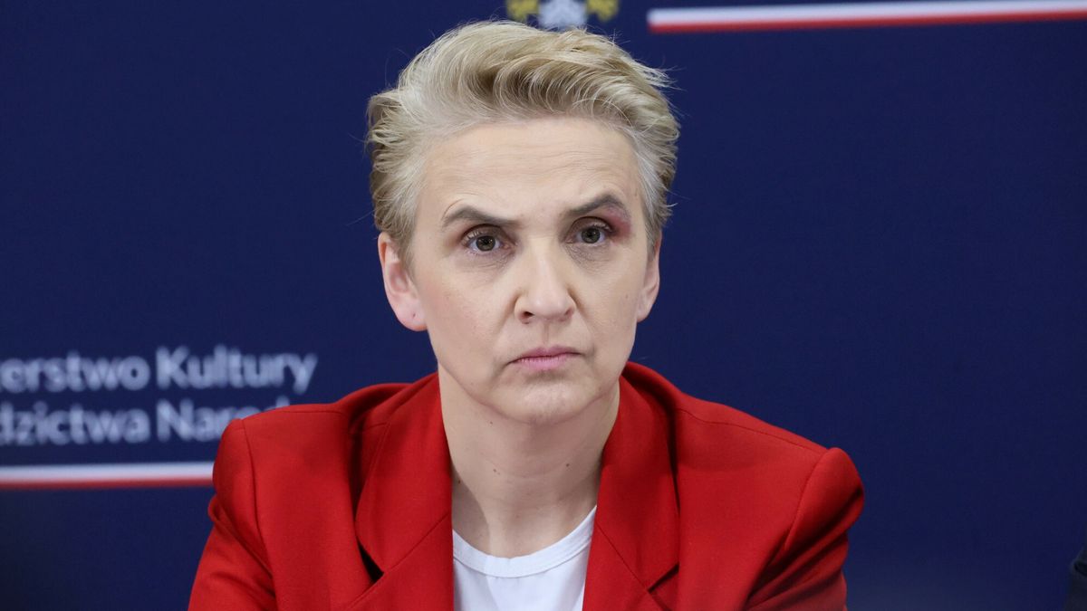 Konferencja prasowa kierownictwa MKiDN
Fot. Wojciech Olkusnik/East News, Warszawa, 15.02.2024. Konferencja prasowa kierownictwa Ministerstwa Kultury i Dziedzictwa Narodowego.
N/z: Joanna Scheuring-Wielgus
Wojciech Olkusnik