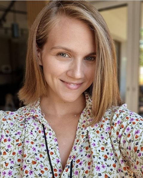 Agnieszka Kaczorowska pozuje bez makijażu
