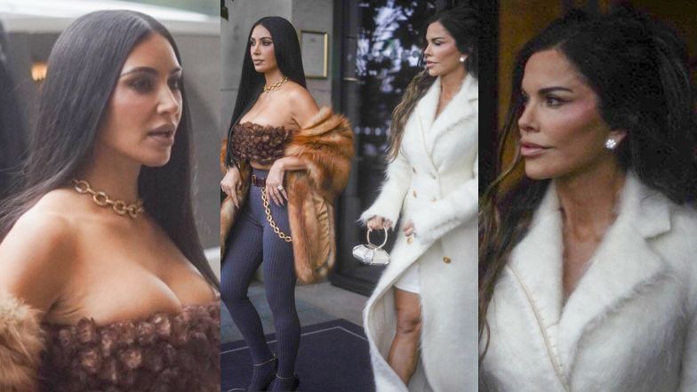 Kim Kardashian i Lauren Sanchez w Paryżu