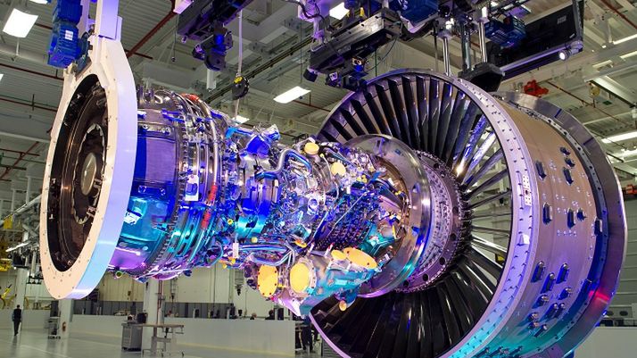 Ponad 200 osób straci pracę w polskich fabrykach UTC, zajmujących się produkcją części lotniczych. Na zdjęciu silnik lotniczy