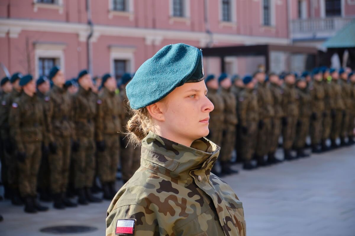 Ślubowanie kadetów klas mundurowych XIV LO Lublin