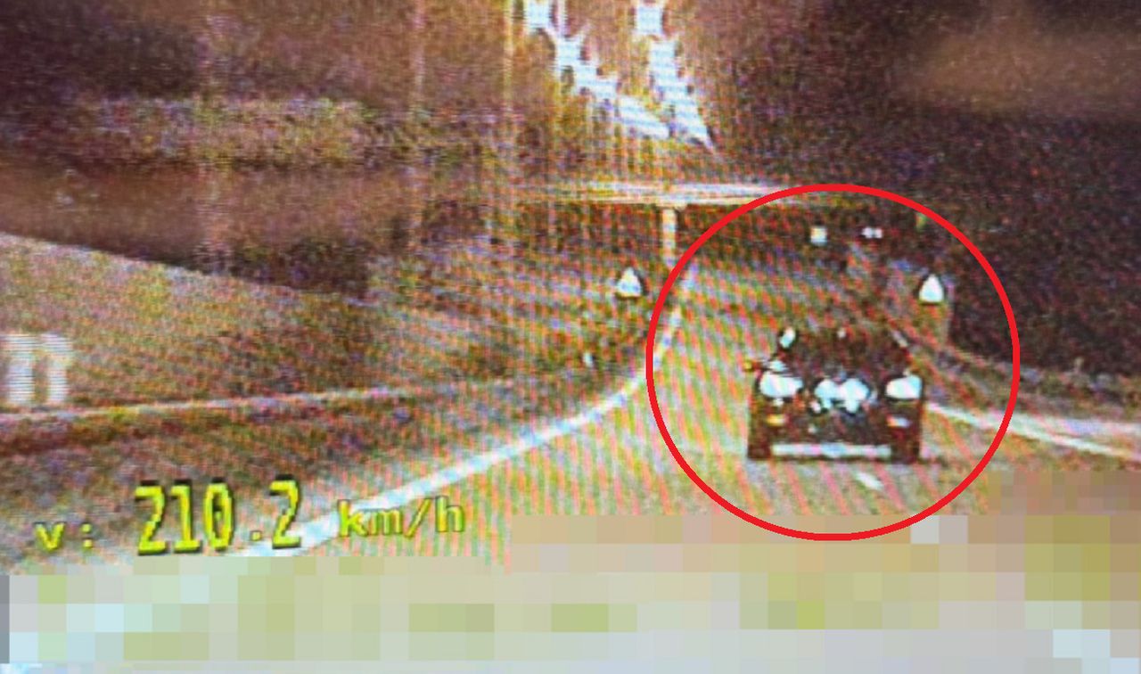 20-latek pędził BMW. Na liczniku miał 210 km/h
