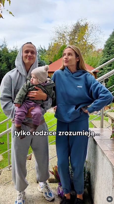 Karolina Gilon i Mateusz Świerczyński z synem
