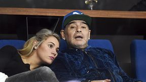 Diego Maradona i jego partnerka gwiazdami finału Pucharu Davisa. Tak kibicowali swoim rodakom