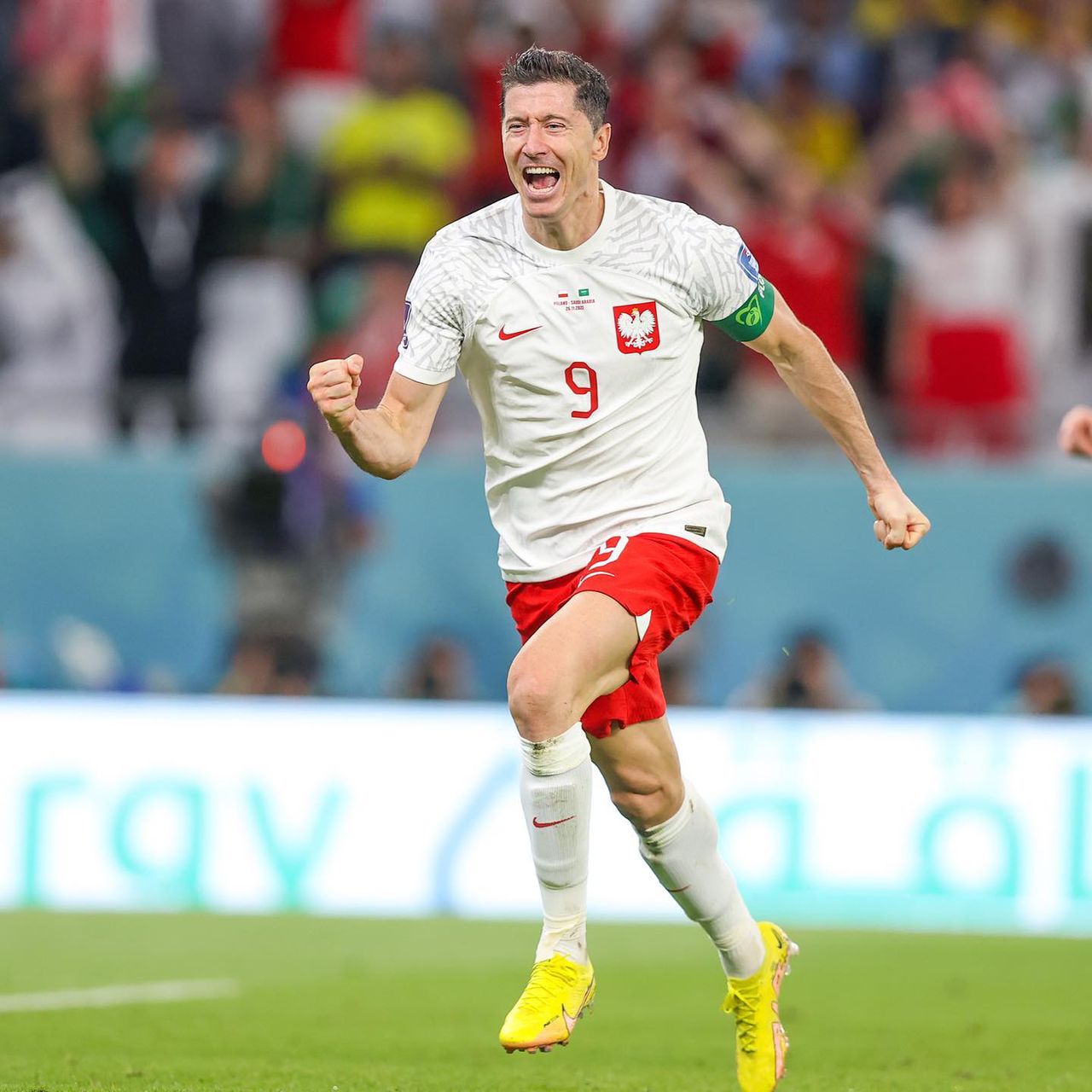 Robert Lewandowski w meczu Polska – Arabia Saudyjska