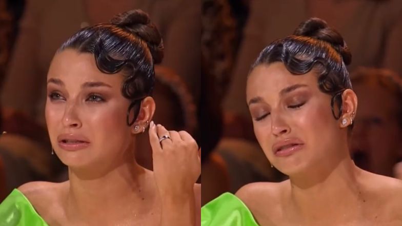 Julia Wieniawa cała we łzach