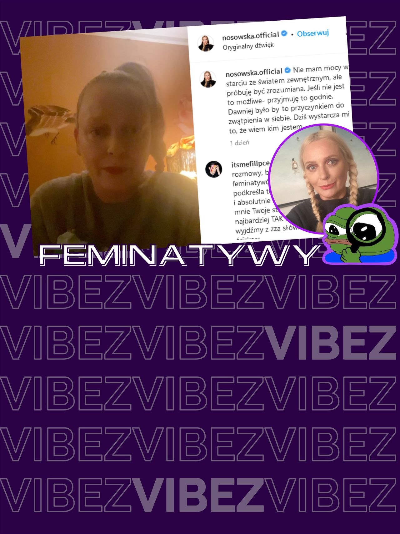 Katarzyna Nosowska wcale nie jest przeciwniczką feminatywów?