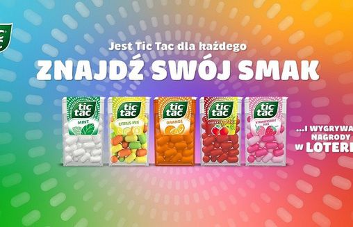 Tic Tac z nową kampanią “Znajdź swój smak. Jest Tic Tac dla każdego”