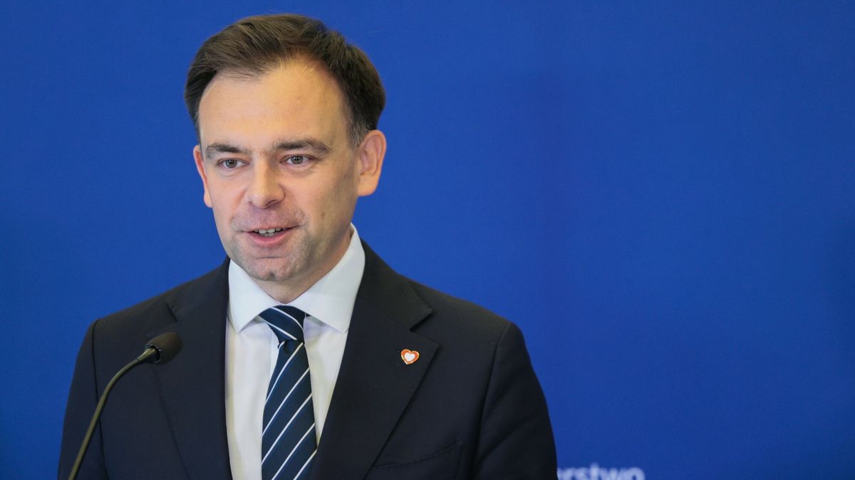 Minister finansów Andrzej Domański