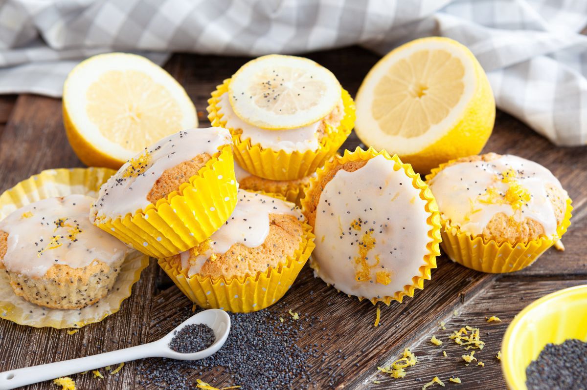 Lemon poppy seed muffins: A zesty delight for teatime