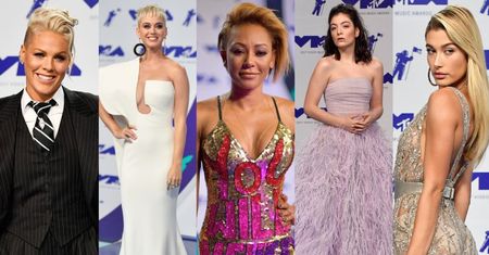 Gwiazdy na imprezie MTV: Katy Perry, Pink, Lorde, Hailey Baldwin, Mel B... (ZDJĘCIA)