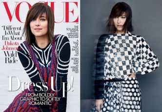 Dakota Johnson na okładce "Vogue'a"