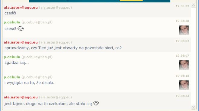 Tlen.pl już otwarty na inne sieci 1