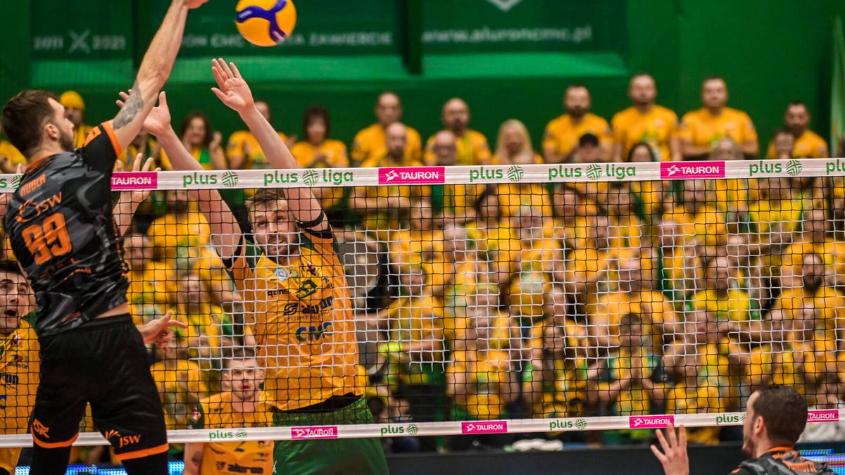 Zdjęcie okładkowe artykułu: Materiały prasowe / Plusliga / Aluron CMC Warta Zawiercie - Jastrzębski Węgiel