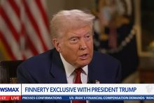 Donald Trump na antenie kanału Newsmax