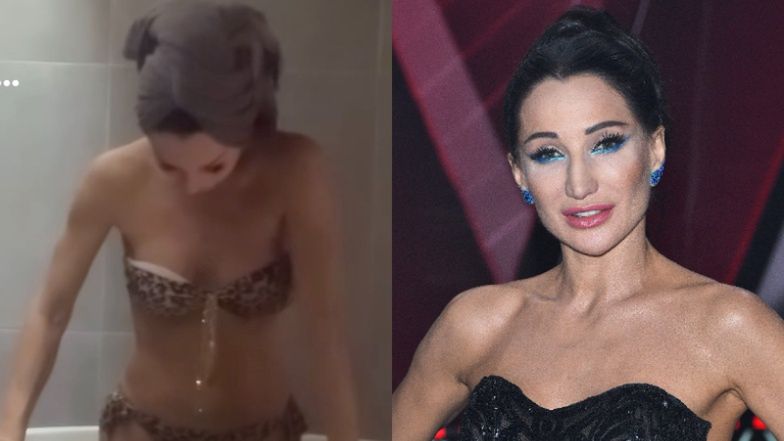 Justyna Steczkowska daje nura do lodowatej wody