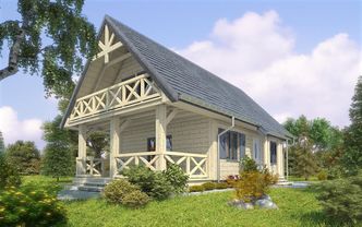 Drewniane domy to sposób na kryzys - przekonują producenci. W Polsce mają niebawem stanąć całe osiedla