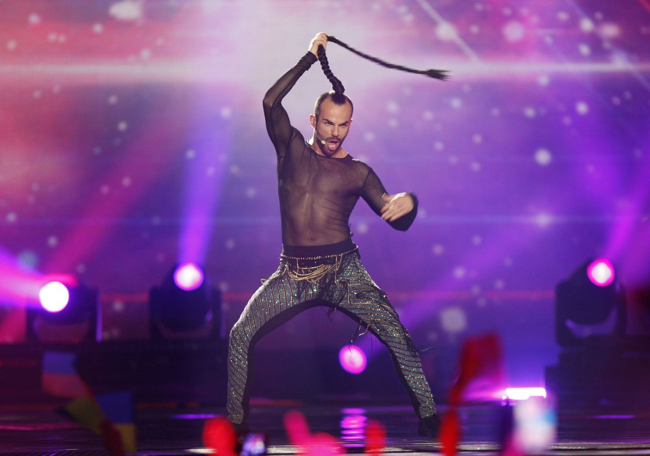 Slavko Kalezić na Eurowizji w 2017 roku 