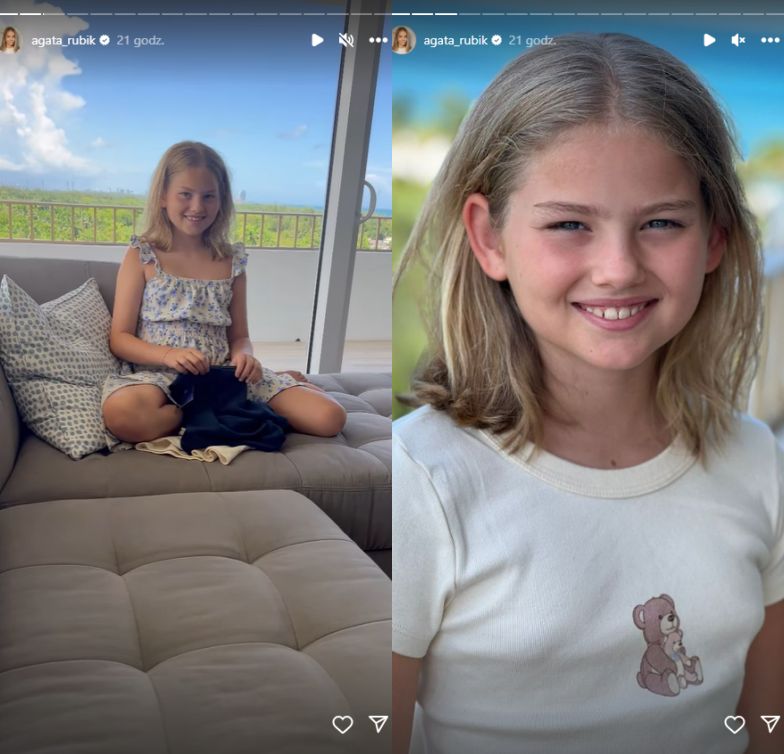 Agata Rubik chwali się zakupami córek. Helena już sprawdza się w roli influencerki 