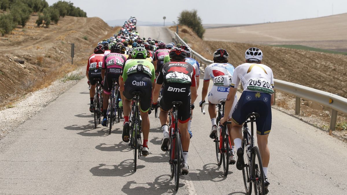 Zdjęcie okładkowe artykułu: PAP/EPA / Javier Lizon  / Kolarze podczas wyścigu Vuelta a Espana