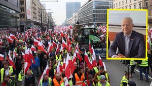 W Warszawie protest rolników. Zobacz, czym w tym czasie zajmował się poseł-Tajner