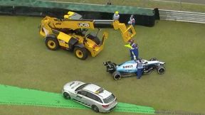 F1: GP Brazylii. Wypadek Roberta Kubicy. Kevin Magnussen sprawcą zamieszania (wideo)