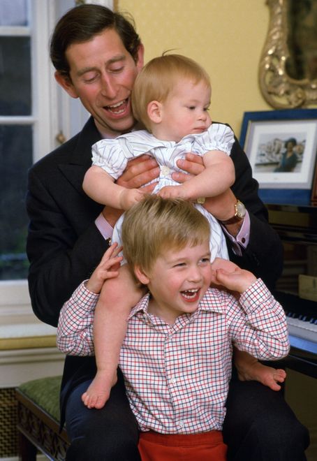 Charles William And Harry
LONDON, UNITED KINGDOM - OCTOBER 04:  Prince Charles Laughing With His Sons As He Lifts Prince Harry Onto Prince William's Shoulders In Kensington Palace  (Photo by Tim Graham/Getty Images)
Tim Graham
Best Iconic Images,Dwellings,House,Houses,Residences,Dwelling Pl