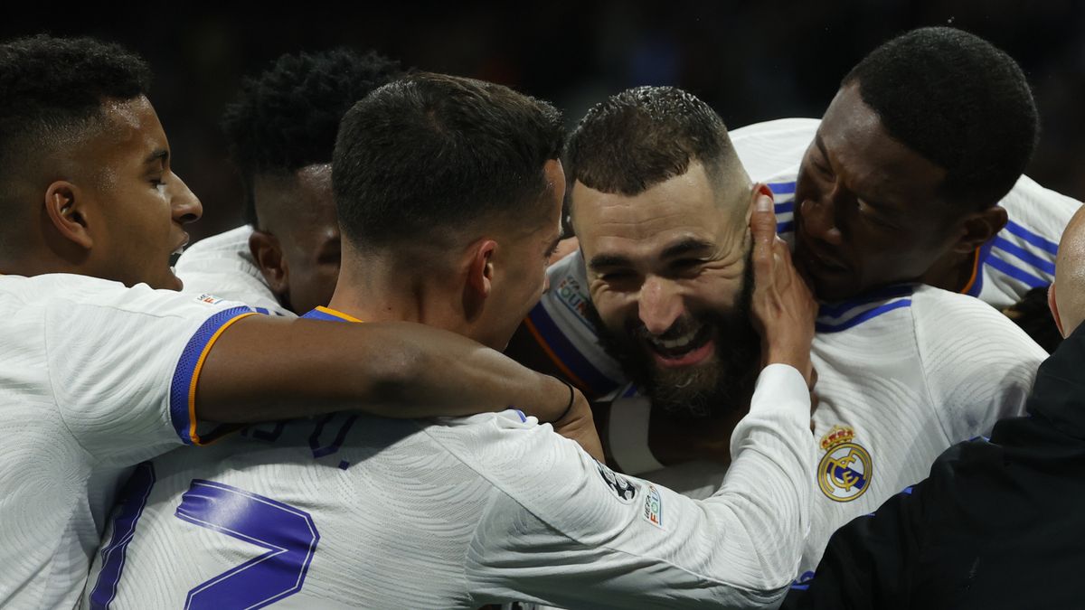 PAP/EPA / JUANJO MARTIN / Na zdjęciu: radość piłkarzy Realu Madryt