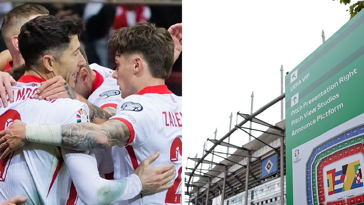 Zdjęcie okładkowe artykułu: Getty Images / Getty Images / Tomasz Fijałkowski / Na zdjęciu: reprezentanci Polski i stadion w Hamburgu