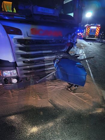 Przydatki Gołaszewskie: Nie żyje młoda kobieta kierująca audi