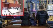 Drastyczne zdjęcia przed kościołem w Dęblinie. "Jak można to pokazywać dziecku!"