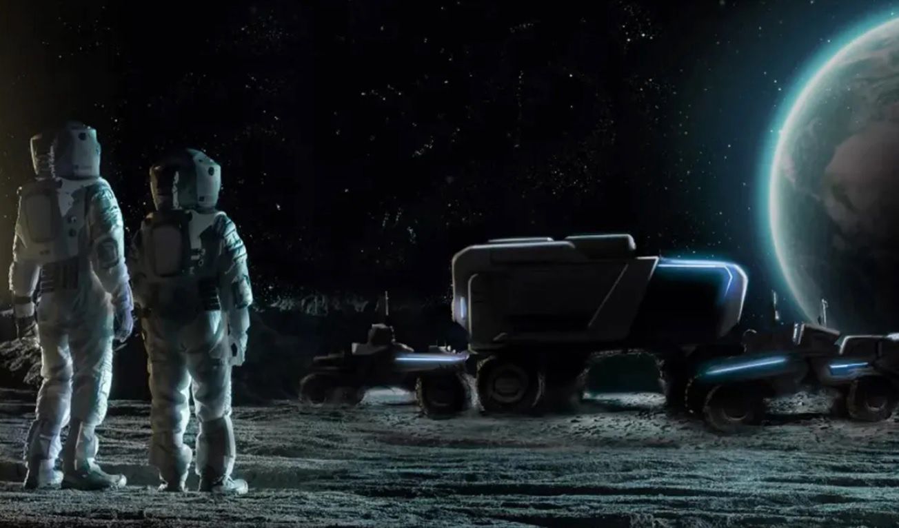 Wizualizacja nowego kosmicznego samochodu dla astronautów