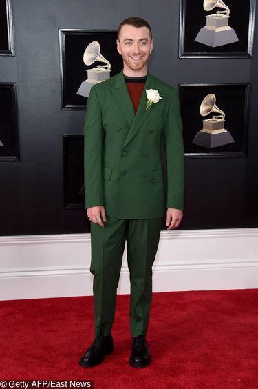 Sam Smith - Grammy 2018, garnitur: Cerruti 1881