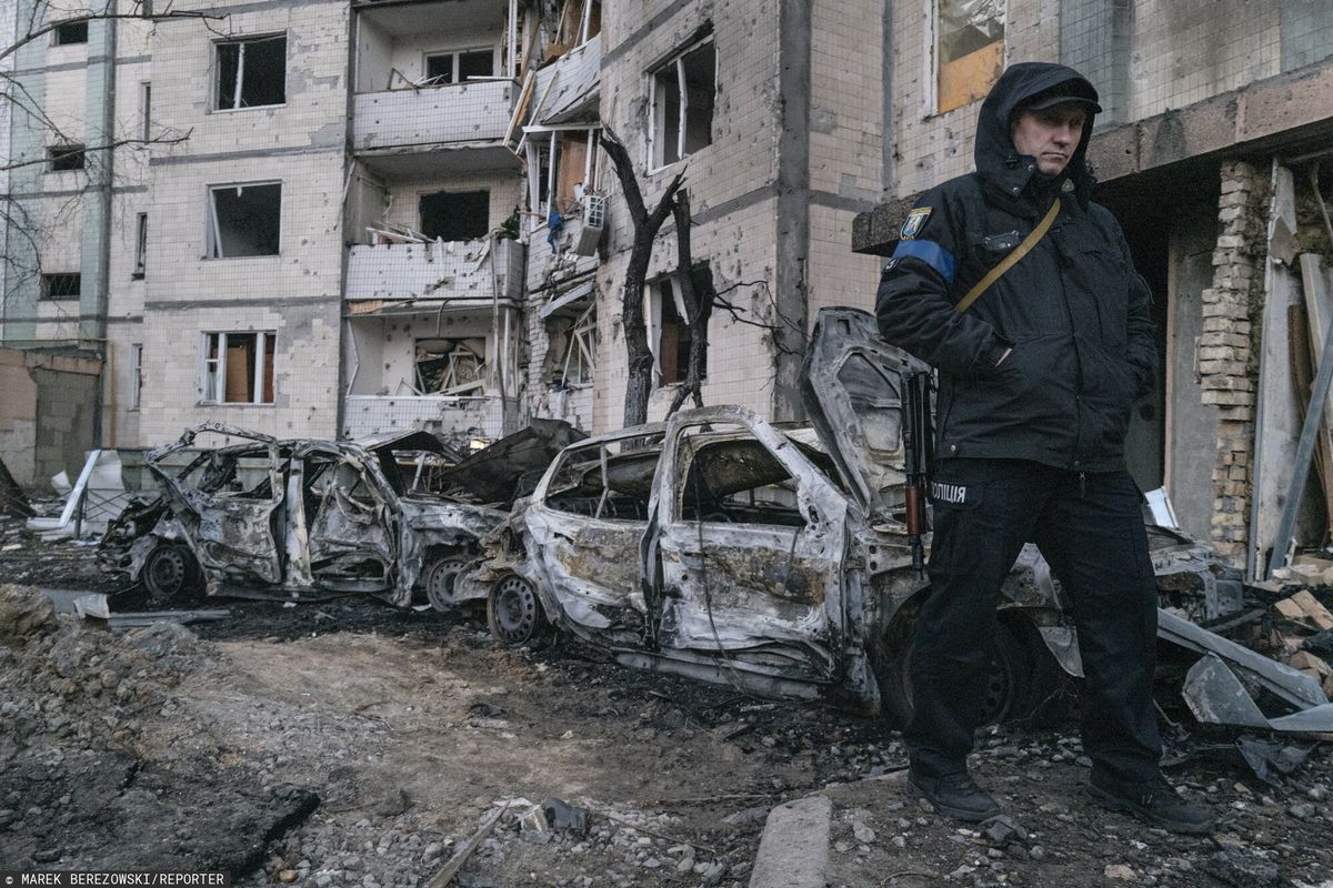 Najnowszy raport Banku Światowego podał, że zniszczenia gospodarki Ukrainy wynoszą już ponad 100 miliardów dolarów.
Marek M Berezowski/REPORTER