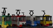 Lego: Motorniczy z Poznania stworzył projekty tramwajów Konstal z klocków
