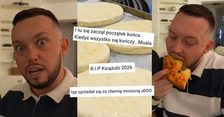 Książulo rusza ze sprzedażą mrożonej pizzy za 25 zł, a fani GRZMIĄ: "Stracił całą wiarygodność. SPRZEDAŁ SIĘ". Youtuber się tłumaczy