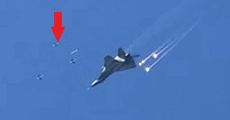 Ukraiński MiG-29 w akcji. Zrzucił na Rosjan "bombowy czteropak"