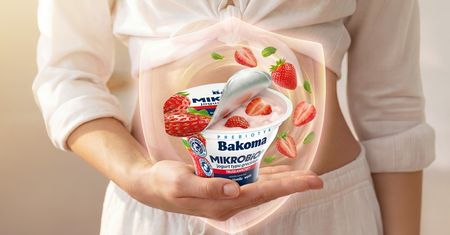 Zadbaj o swoje jelita! NOWOŚĆ – jogurty Bakoma MIKROBIOM do picia i jedzenia łyżeczką