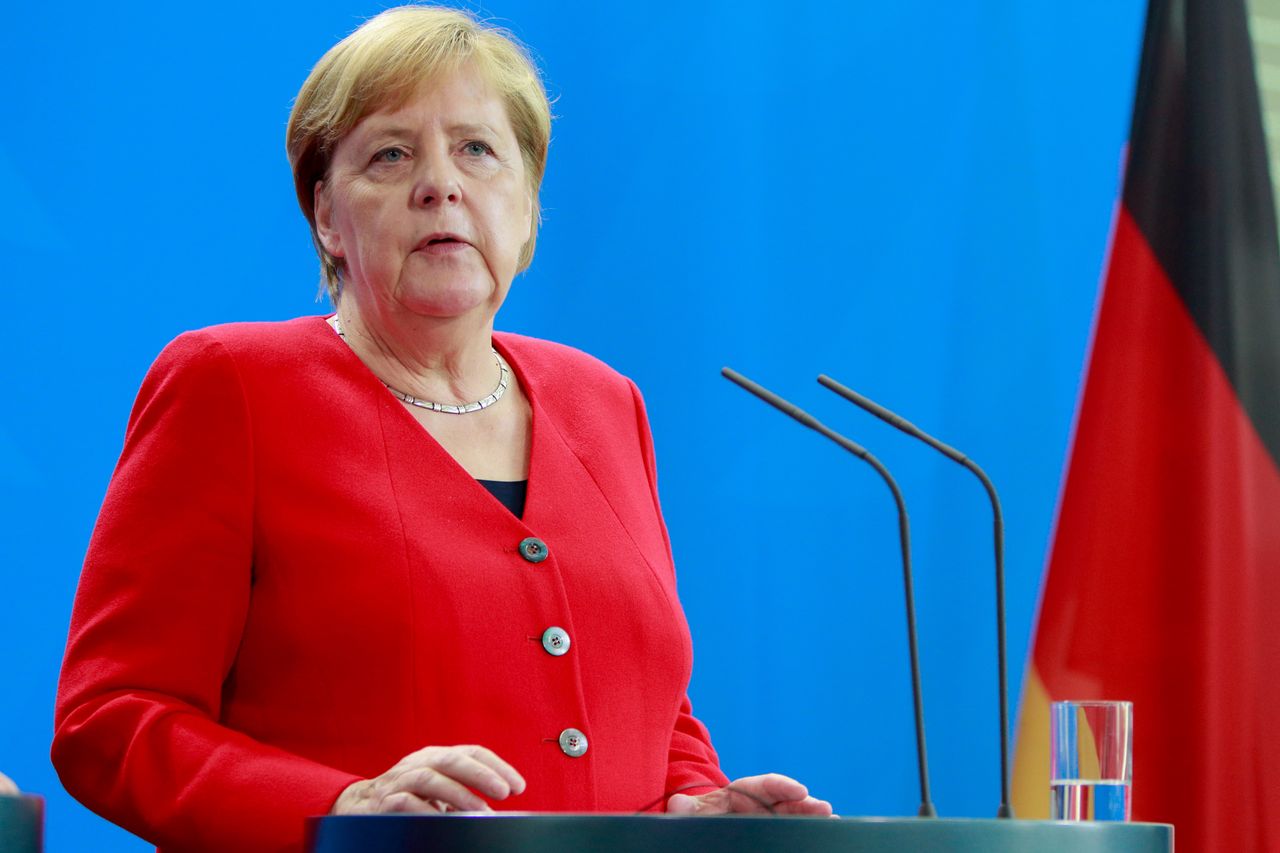 Angel Merkel (Photo by Christian Marquardt/NurPhoto via Getty Images)