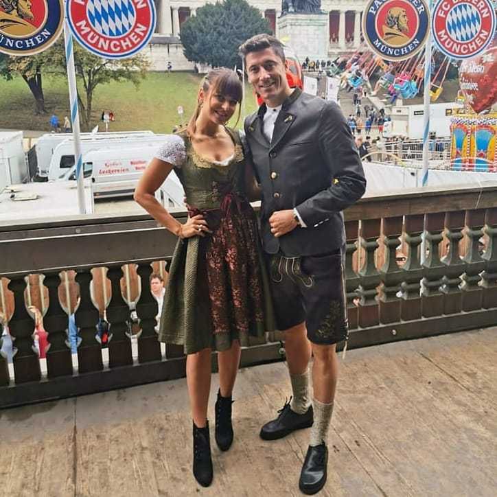 Robert Lewandowski i Anna Lewandowska Oktoberfest 2019