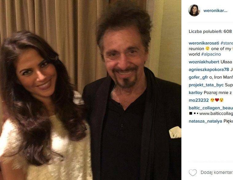 Weronika Rosati spotkała się z Alem Pacino