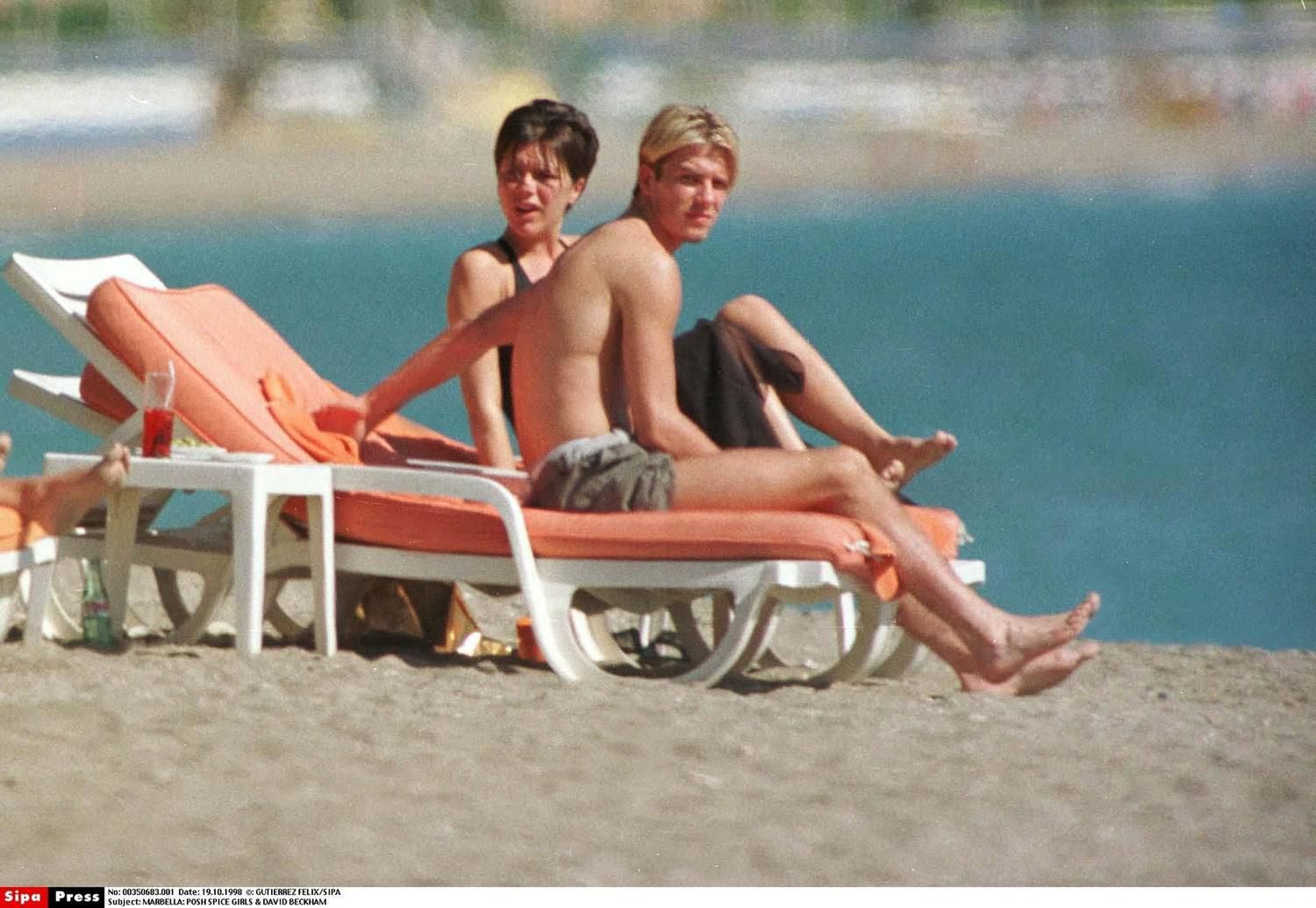 Victoria i David Beckham na wakacjach
